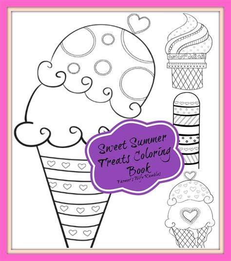 Sweet Summer Treats: Deliciously Fun Printables