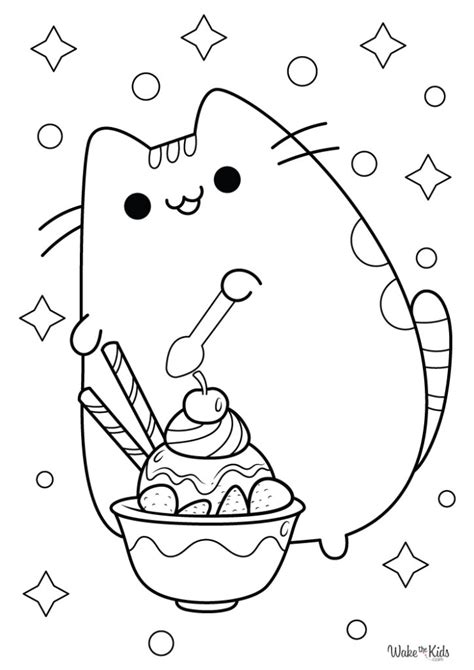 Sweet Treats & Culinary Capers: Foodie Pusheen Pages