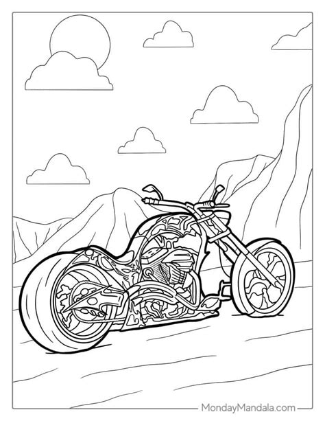 Tailored to You: Customization & Personalization of Motorcycle Coloring Pages