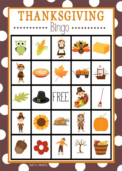 Thanksgiving Bingo for Little Turkeys: Kid-Friendly Fun
