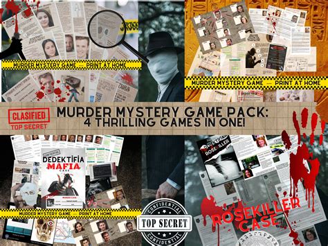 The Allure of the Printable Murder Mystery Game: Why We Love to Play Detective