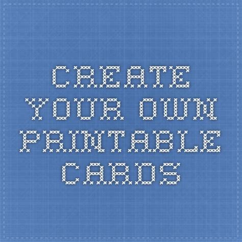 The Art of Personalization: Customizing & Creating Your Own Printable Cards