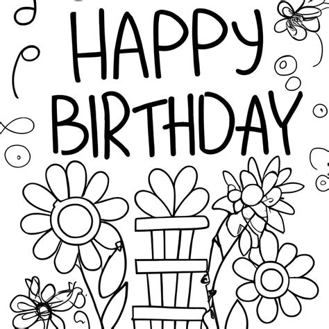 The Art of the Message: Categories for Your Birthday Card Coloring Printable