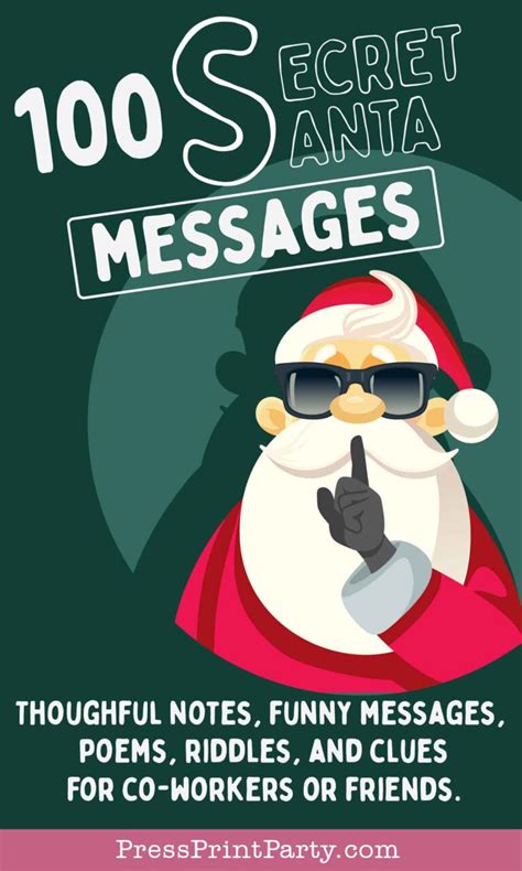 The Art of the Tag: Categories for Your Secret Santa Messages