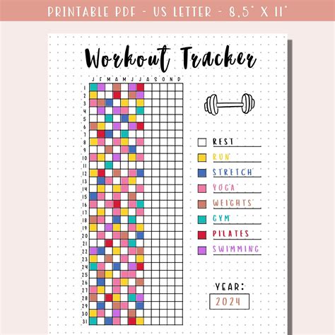The Beginner's Best Friend: Simple & Starter-Friendly Workout Tracker Printables