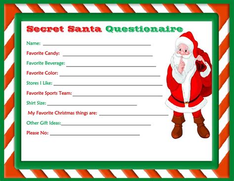 The Big Reveal: Drawing Slips & "Who's Your Santa?" Template Printables