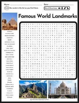 The Call of the Wild: Alaska's Geography & Landmarks Word Searches