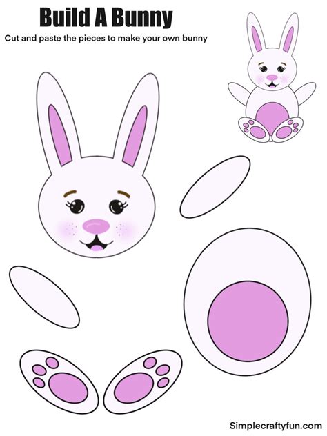 🐰 The Classic Cut-Out Bunny Template: Simple & Sweet