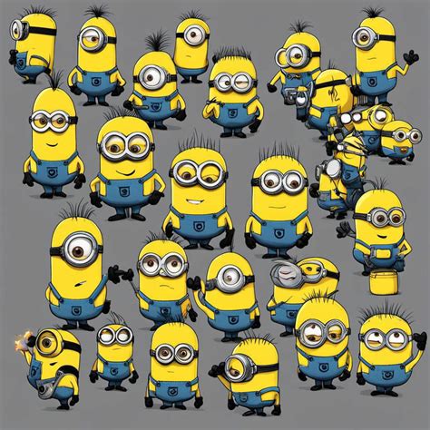 The Classic Minions: Iconic Poses & Timeless Fun