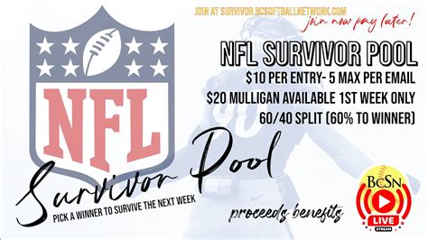 The Classic Play: Standard NFL Survivor Pool Templates