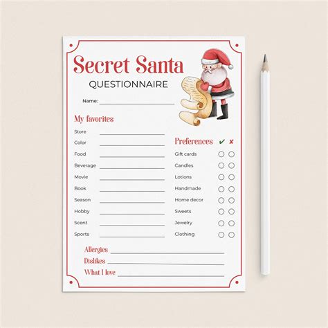 The Classic & Timeless Santa List Printables