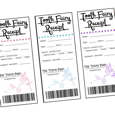 The Classic & Timeless Tooth Fairy Receipt: The Cornerstone of Magic