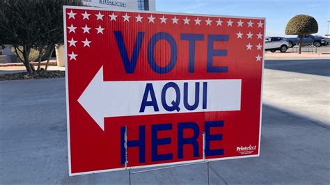 The Classic & Unmistakable "Vote Here" Sign