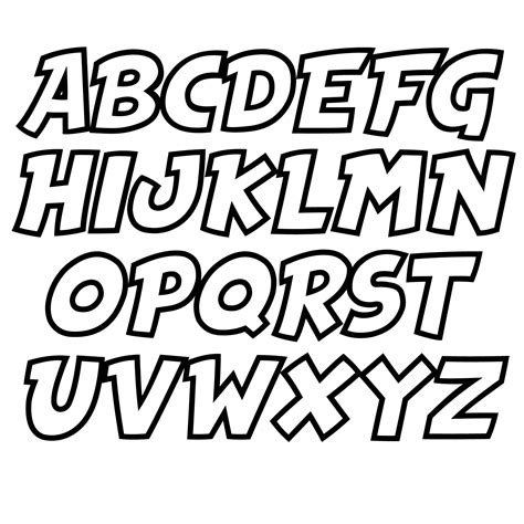 The Core Foundations: Classic & Large Block Letter Printables