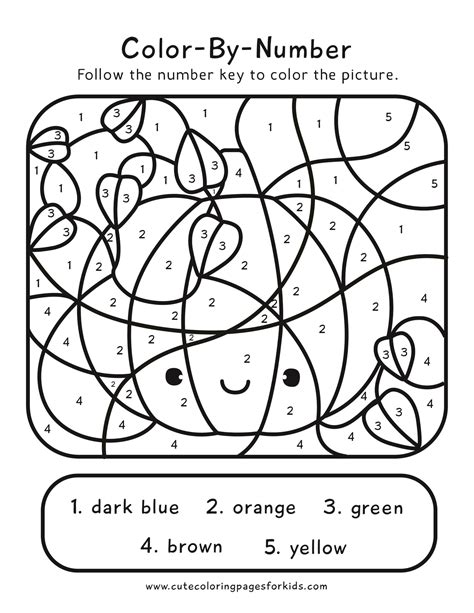 The Cozy Comfort of Fall Color by Number: More Than Just Coloring