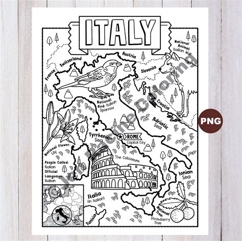 The Cultural Explorer's Printable Italy Map: A Journey Through History & Art