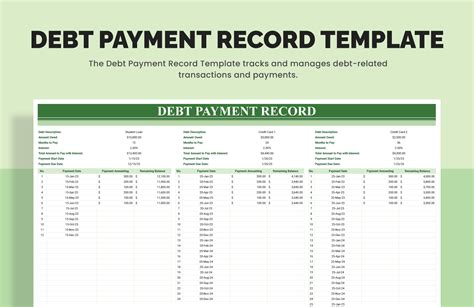 The Debt-Payment Power Register: Conquer Your Debts, One Payment at a Time