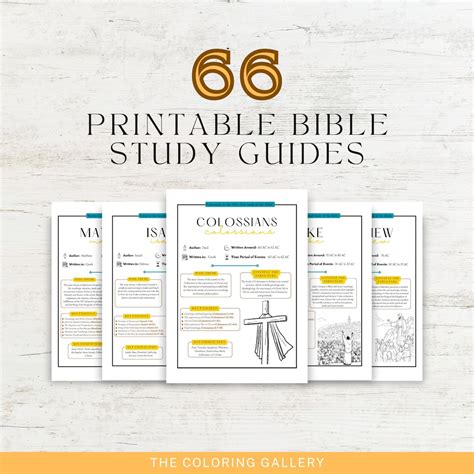 The Deep Dive: Printable Bible Study Guides & Workbooks