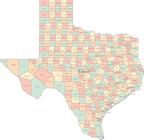 The Digital Canvas: Customizing & Annotating Your Texas County Map