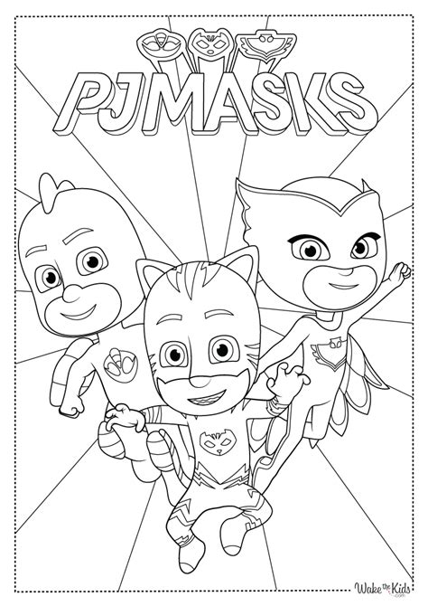The Digital Den: Where to Find the Best PJ Masks Coloring Pages Printable Online
