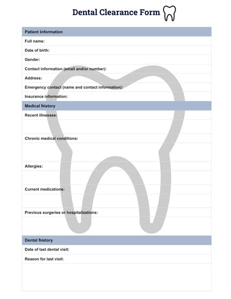 The Digital Frontier: Finding and Customizing Your Free Printable Dental Clearance Form