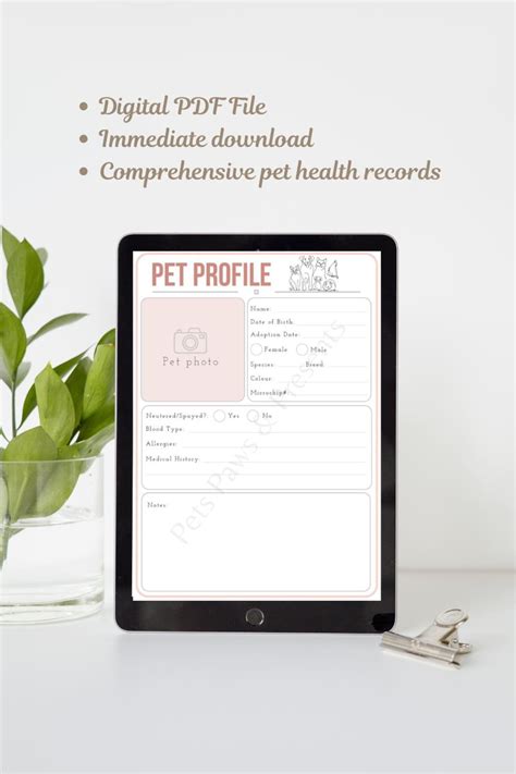 The Digital & Printable Synergy: Maximizing Your Pet's Health Records