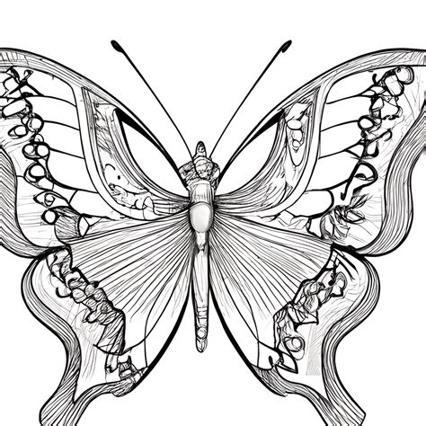 The Enchantment of Realistic Butterfly Coloring Sheets