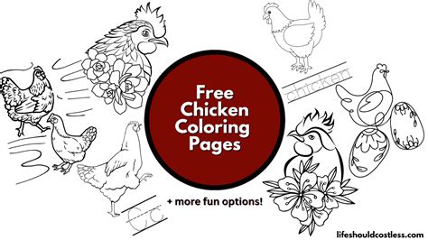 The Enduring Allure of Chicken Coloring Pages