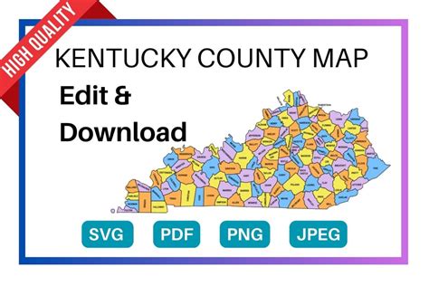 The Essential Guide to Finding Your Perfect Printable Kentucky County Map