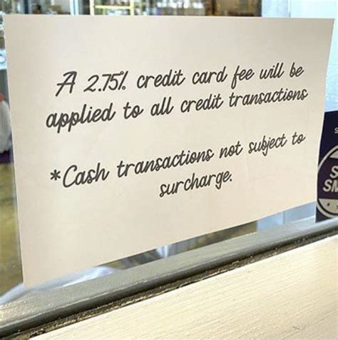 The Essentials: Why You Need a Printable Credit Card Fee Sign