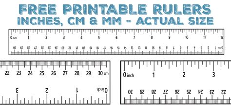 The Everyday Hero: Standard Inch & Centimeter Rulers