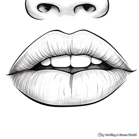The Fiercest Styles of Baddie Lips Coloring Pages to Print