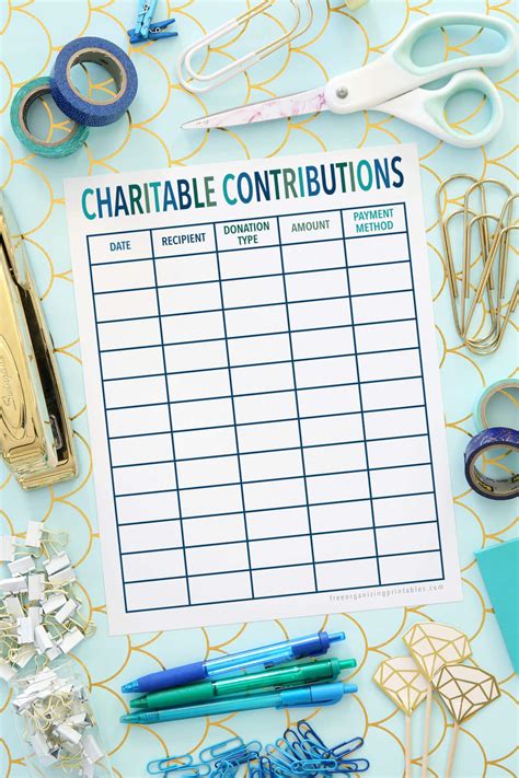 The Gift of Giving: Charitable & Community-Focused Printables