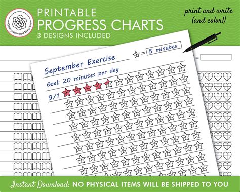 The Goal Getter's Grid: Targeted Progress Tracking Printables
