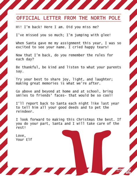 The Grand Arrival: Welcome Letters from the North Pole