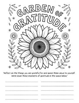 The Gratitude Garden: Thankful-Themed Printables & Reflection