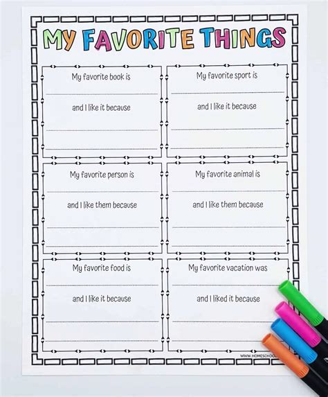 The Heart Behind the "Favorite Things" Printable: Why It Matters