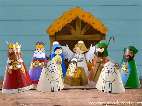 The Heart of Christmas: Classic & Traditional Free Printable Manger Scenes