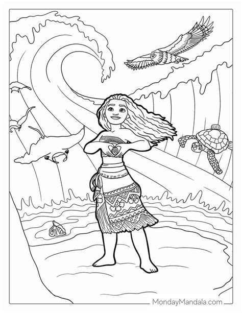 The Heart of the Ocean: Essential Moana Coloring Page Categories