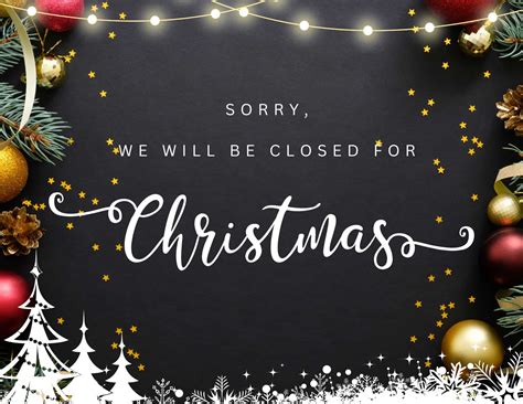 The "Holiday & Special Occasion" Closed Sign