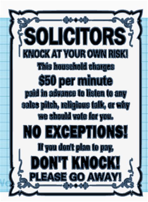 The Humorous & Playful: "Knock at Your Own Risk!"
