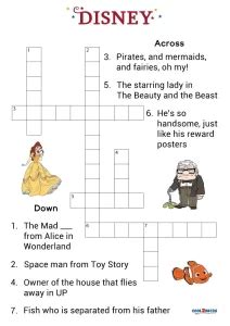 The Irresistible Allure: Why We Love Printable Disney Crossword Puzzles