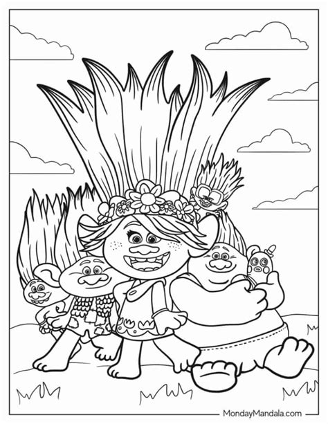 The Irresistible Magic of Trolls Coloring Sheets