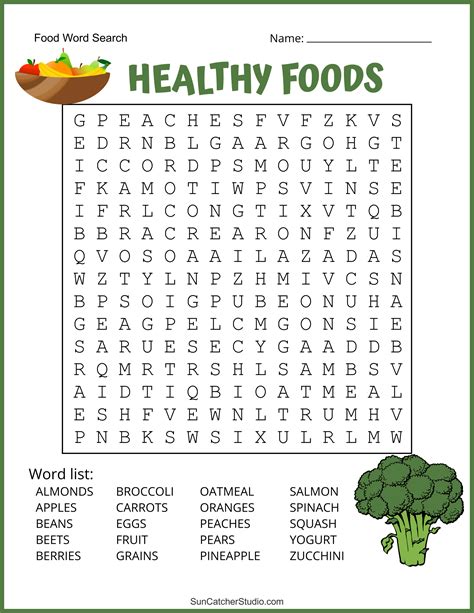 The Joy of Food Word Searches: More Than Just a Game