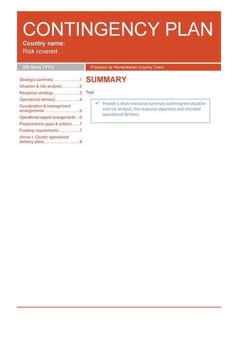 The "Just in Case" Files: Emergency Contingency Plans