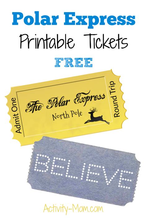The Magic Begins: Why Printable Polar Express Tickets?