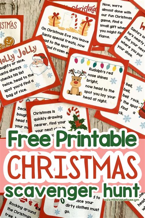 The Magic Blueprint: Categories for Your Christmas Scavenger Hunt