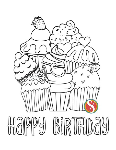 The Magic of Printable Birthday Coloring Pages: Categories & Ideas