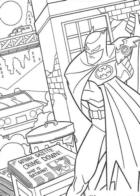 The Many Faces of Gotham: Categories of Batman Coloring Printables