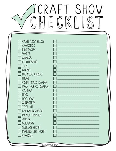 The Master Plan: Crafting Your Printable Checklist